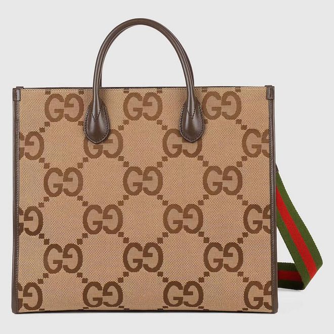 Tote Bag With Jumbo GG, $3,080, Gucci