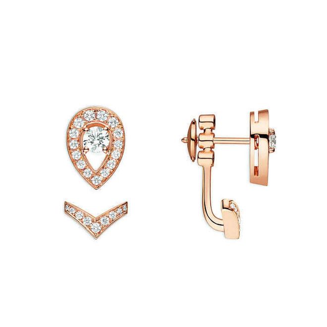 Pink gold and diamond, $7,040