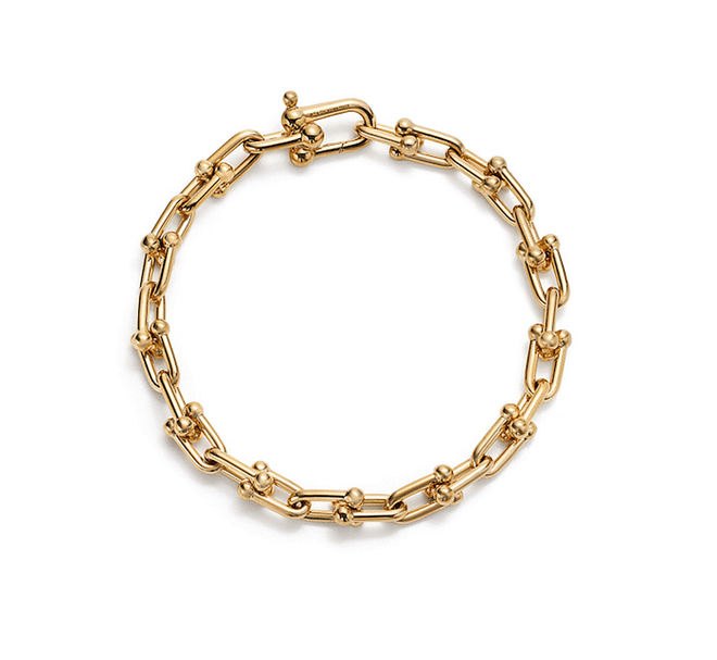 Tiffany HardWear Link Bracelet in Yellow Gold, Medium, Price available upon request, Tiffany & Co