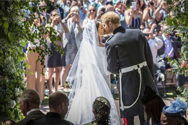 From the gospel choir to the rousing sermon about the power of love by Chicago-based Bishop Michael Curry, it was clear that Prince Harry and Meghan Markle had planned to project a more inclusive monarchy at their May 2018 wedding. As the interracial Duke and Duchess of Sussex exited Windsor Castle’s St. George’s Chapel to the civil rights anthem “This Little Light of Mine,” it was clear that their day was anything but your average royal wedding.

It’s also worth noting that the duchess, who wore an elegant Givenchy wedding gown designed by Clare Waight Keller, walked herself halfway down the aisle before being escorted by her new father-in-law, Prince Charles, for the rest of the walk.

Photo: Getty