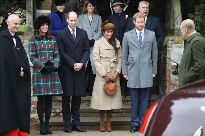 When single mother Karen Anvil went to watch the royal family arrive for the Christmas Day church service at Sandringham, she was not expecting to leave with one of the most iconic royal photos of the year. But thanks to a lucky iPhone picture of William, Kate, Harry, and Meghan (who, in a break from tradition, had been invited to join the celebrations despite not being married into the family yet), the British mom has since banked more than $65,000 from the rare Fab Four snap. “We really wanted to see Meghan, so that’s why we visited,” Anvil later shared. “The photo was just a bonus!”

Photo: Chris Jackson / Getty