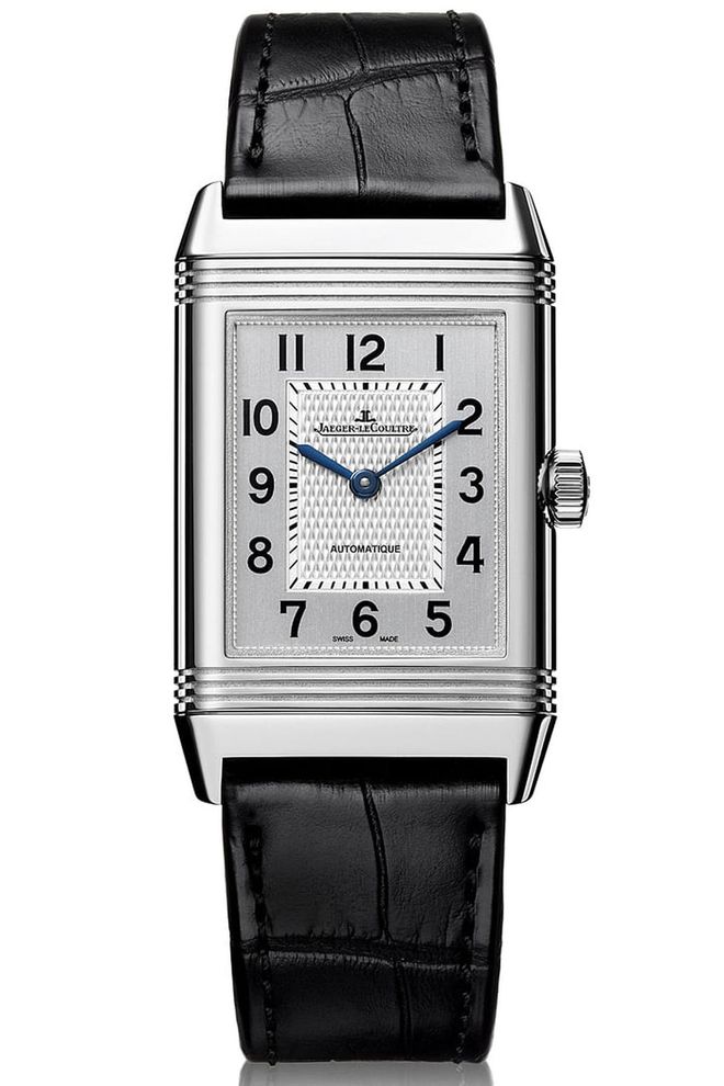 Jaeger Le-Coultre Reverso Classic Small watch, $4,450, jaegerlecoultre.com.
