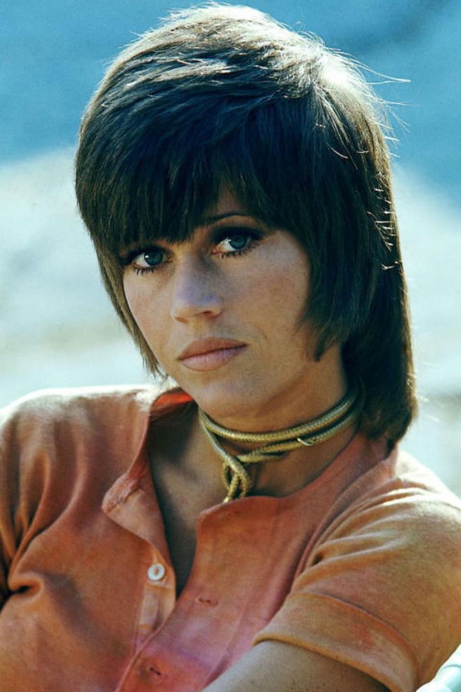 The actress made helmet hair intentional in the 70s.