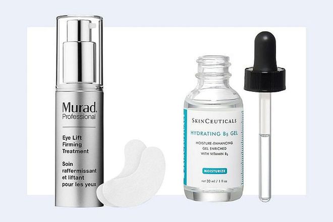 “Hyaluronic acid [a naturally occurring substance in skin that keeps it hydrated and youthful] absorbs 1000 times its weight in water and expands, helping to blur fine lines and wrinkles. Short term, any product with medium and low molecular weight hyaluronic acid will help plump your skin.” —Dr. Lamees Hamdan, founder and CEO of Shiffa. Photo: Getty