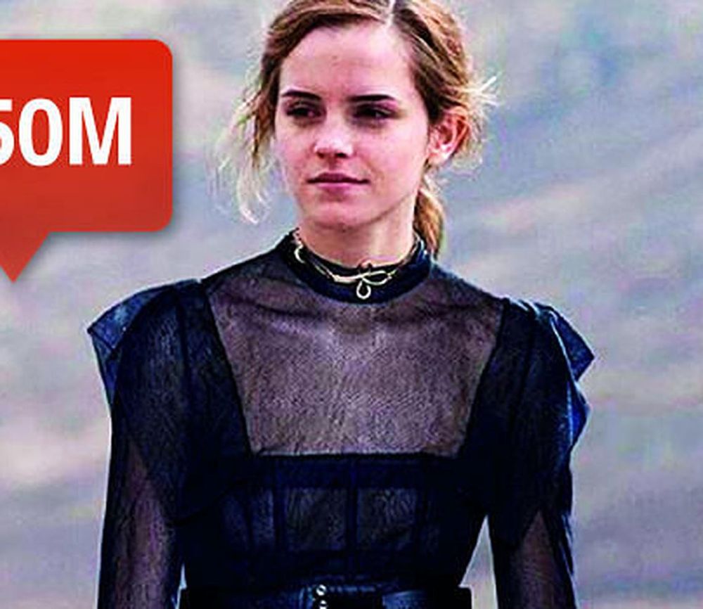 Emma Watson as Hermione
Granger was photoshopped
onto a Dior creation.