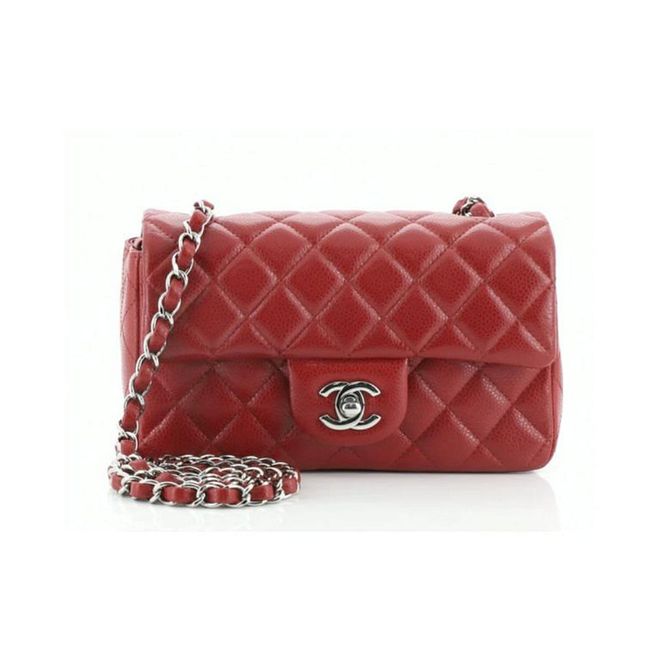 Chanel Classic Single Flap Bag Quilted Caviar Mini
