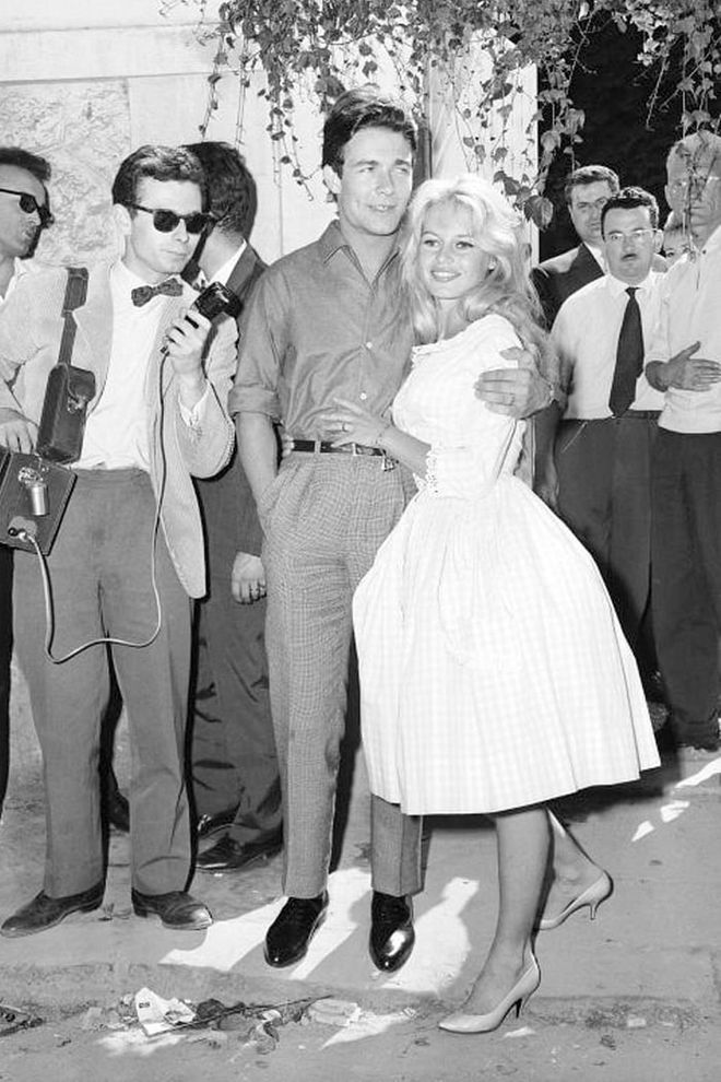 Brigitte Bardot in Jacques Esterel, 1959.