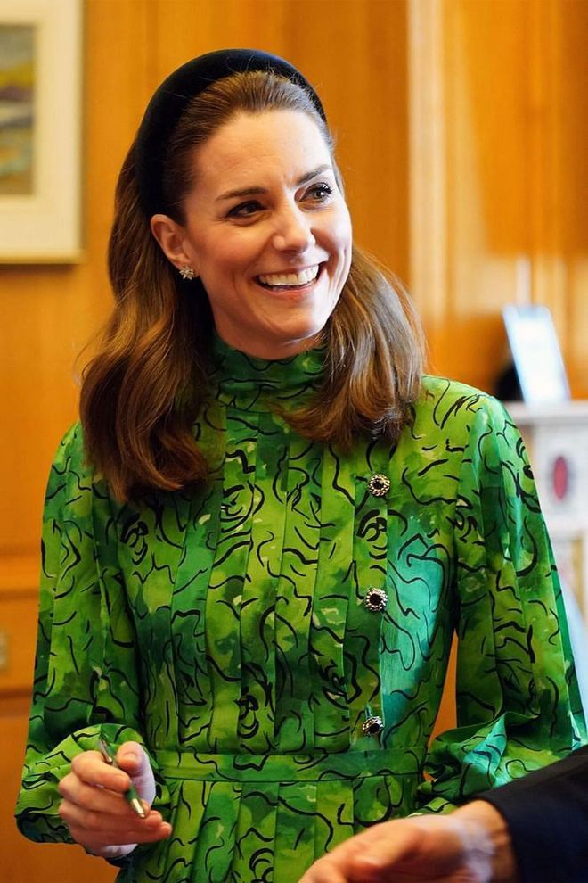 A close-up portrait of the Duchess of Cambridge.

Photo: Getty