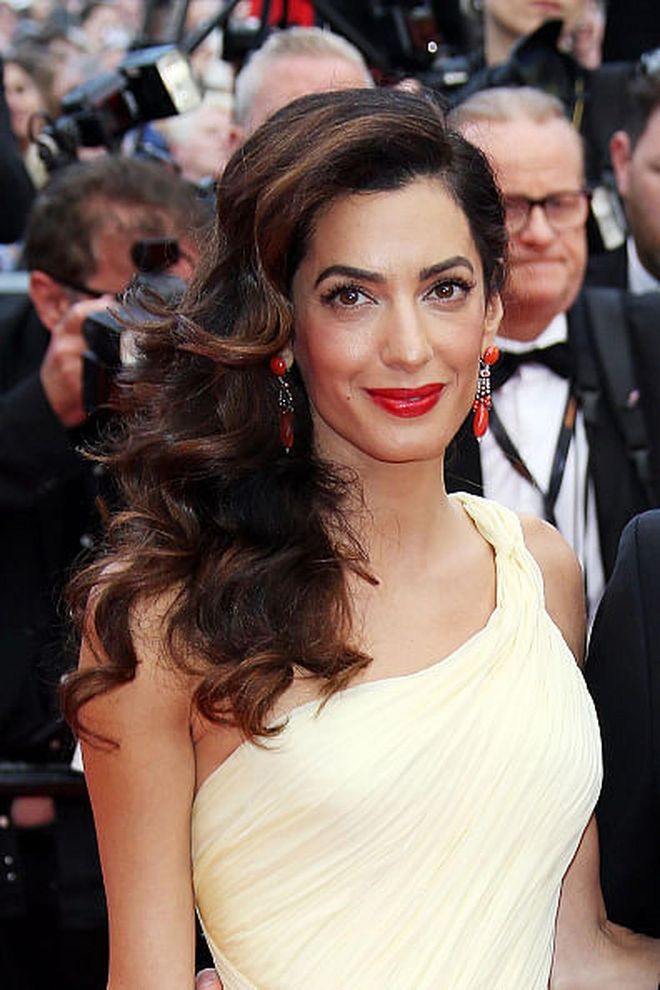 Amal Clooney attends the 'Money Monster' premiere during the 69th annual Cannes Film Festival at the Palais des Festivals on May 12, 2016 in Cannes.
Photo: Getty Images