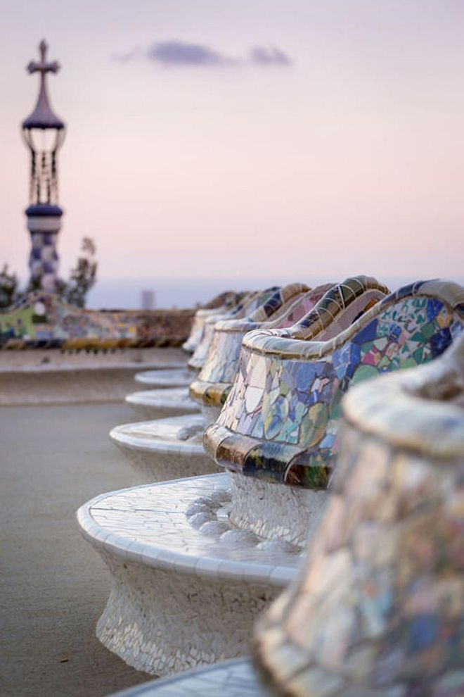 Originally commissioned by the Spanish entrepreneur Eusebi Güell as a residential community for Barcelona's wealthy, Park Güell ended up being a commercial flop and was eventually turned into a public park much to the delight of tourists.