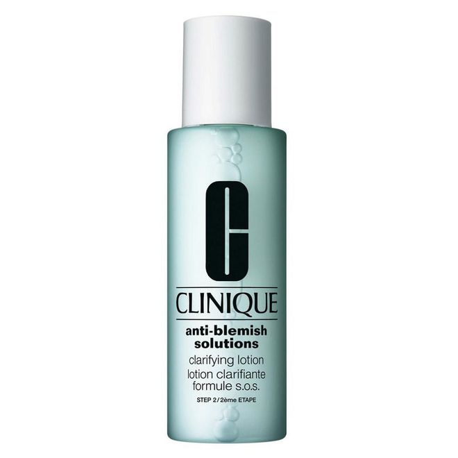 This toner has a gentle, medicated formula that prevents future breakouts, thanks to its use of salicylic acid. Saturate a cotton pad with this exfoliating toner and sweep over face and neck, avoiding eyes and lip area to eliminate dead skin cells and refine the appearance of pores. It also contains oil-absorbing powders to eliminate shine for a smooth and matte complexion all day long.
Photo: Courtesy