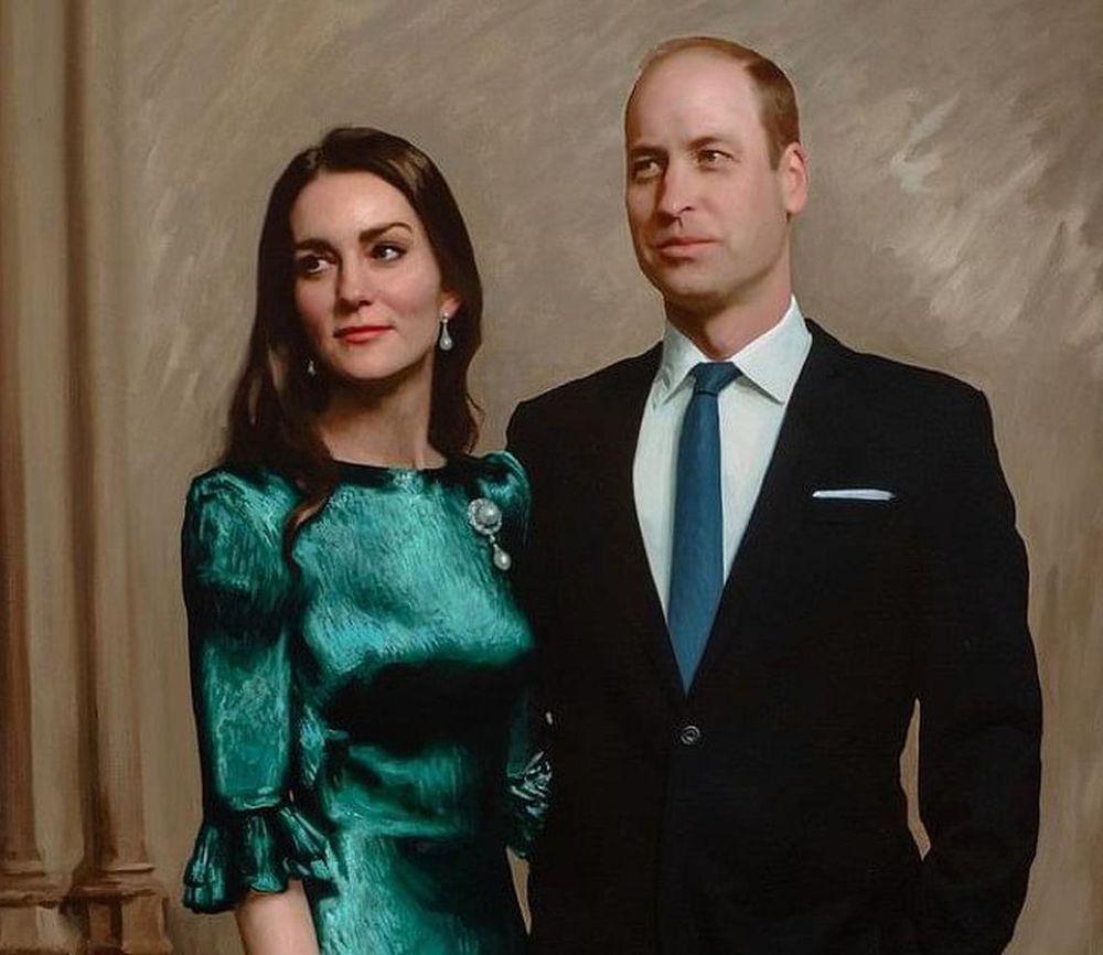 Kate Middleton Prince William Official Joint Portrait