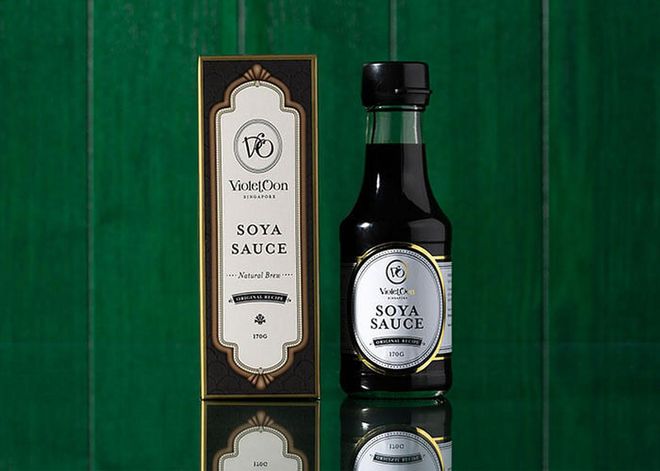 Violet Oon's premium Soya Sauce is naturally brewed and made with the highest quality, non-GMO soybeans. Enjoy it as a dipping sauce or pair it with steamed fish, congee, stir-fries and stews.