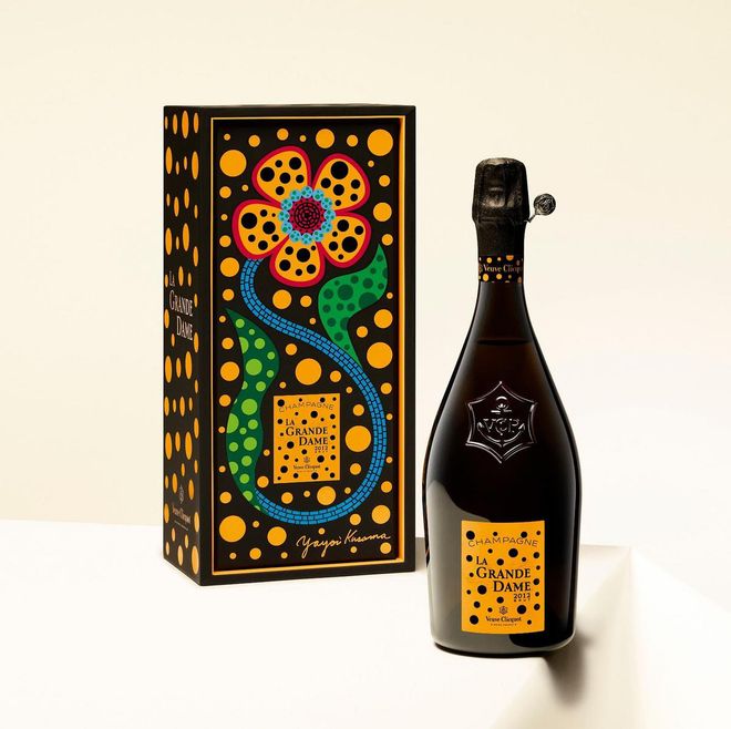 Veuve Clicquot Taps Yayoi Kusama To Dress Its New Vintage Champagne, La Grande Dame 2012