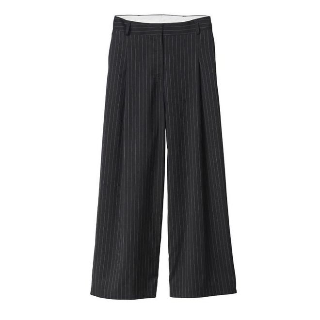 Striped trousers, $159
