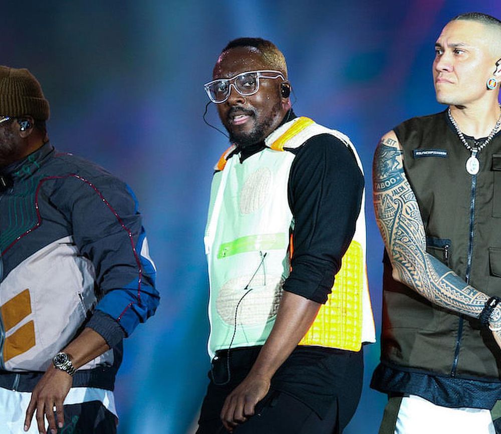 Apl.de.Ap, Will.I.am and Taboo of Black Eyed Peas perform on stage during Black Eyed Peas concert at Cidade do Rock on October 05, 2019 in Rio de Janeiro, Brazil. (Photo: Alexandre Schneider/Getty Images)