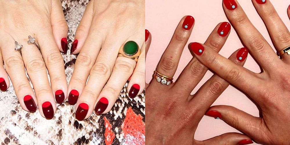 15 Red Nail Art Ideas To Try This Party Season