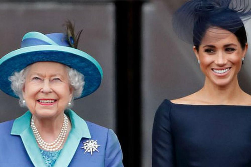 Queen Elizabeth II and Meghan Markle