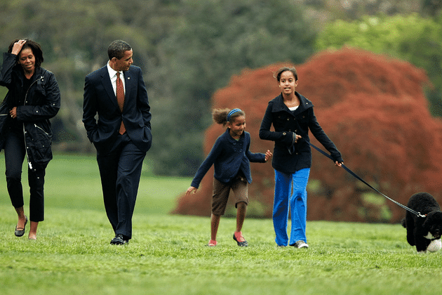 Barack And Michelle Obama Pay Tribute To Their Family Dog, Bo, Who Died This Weekend
