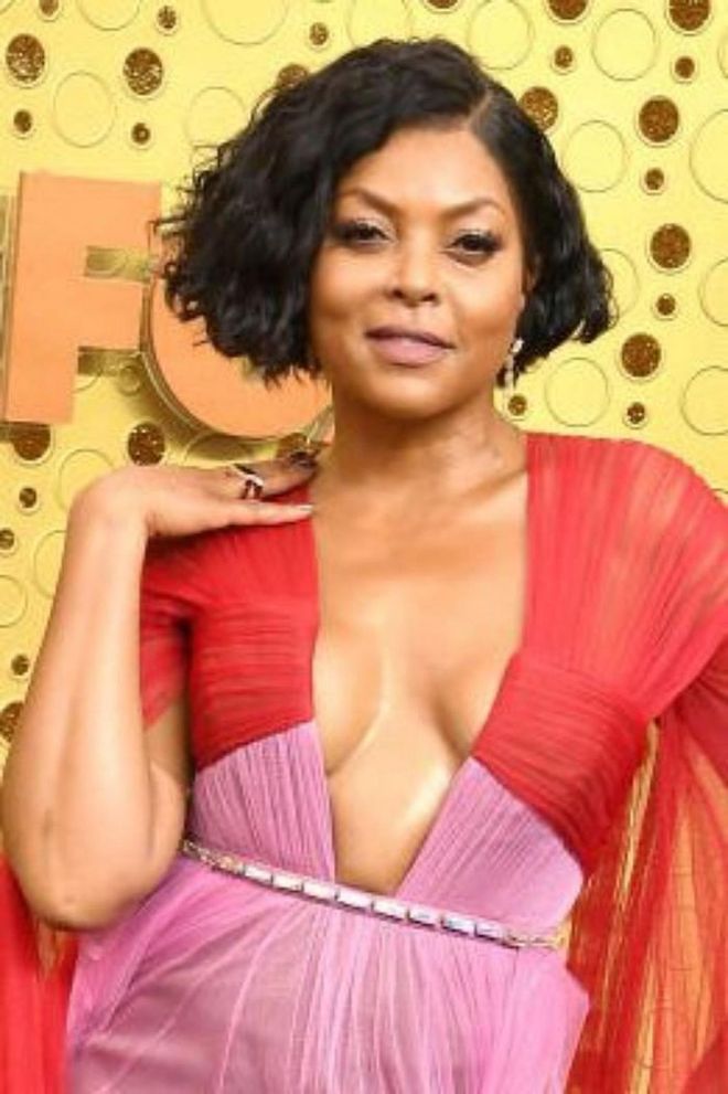 Taraji P. Henson's layered bob is the perfect haircut for warm weather months.

Photo: Getty