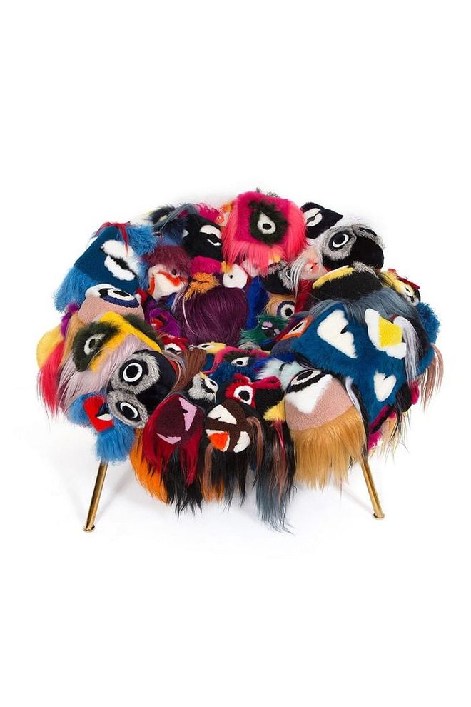 Images of Fendi's 'Armchair of a thousand eyes' flooded our Instagram feed when it launched at the Salone del Mobile in Milan last year. Designed by the Brazilian duo the Campana brothers for Fendi, the chair is made up of more than 100 of the brand's furry 'bag bugs'. At £50,000 it doesn't come cheap, but it is guaranteed to be an eye-catching design classic.