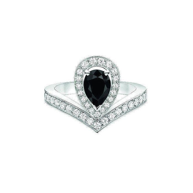 White gold, spinel and diamond, $10,500