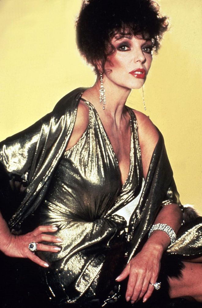 The actress' iconic Alexis Carrington character on Dynasty ushered in a new era of glitz and glamour during the 80s. Photo: Getty 
