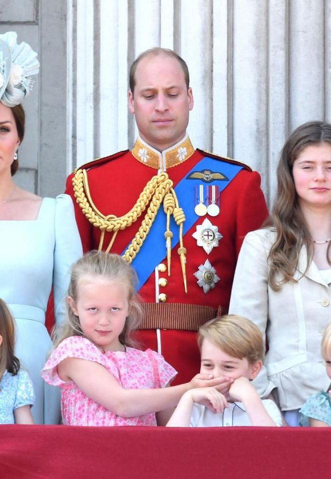 It was the royal children who stole the show at June’s Trooping the Colour, namely Savannah Phillips, who hilariously covered Prince George’s mouth when he started singing the British national anthem. The queen was not amused.

Photo: Karwai Tang / Getty