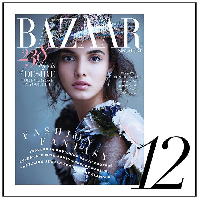 Last, but not least, Blanca Padilla's couture-themed December issue!