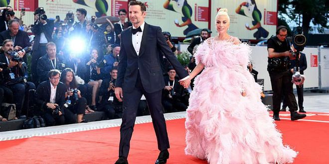The duo strutted down the red carpet looking like true stars, with Gaga serving us one of her best looks to date in a pink Valentino Couture gown.
Photo: Getty