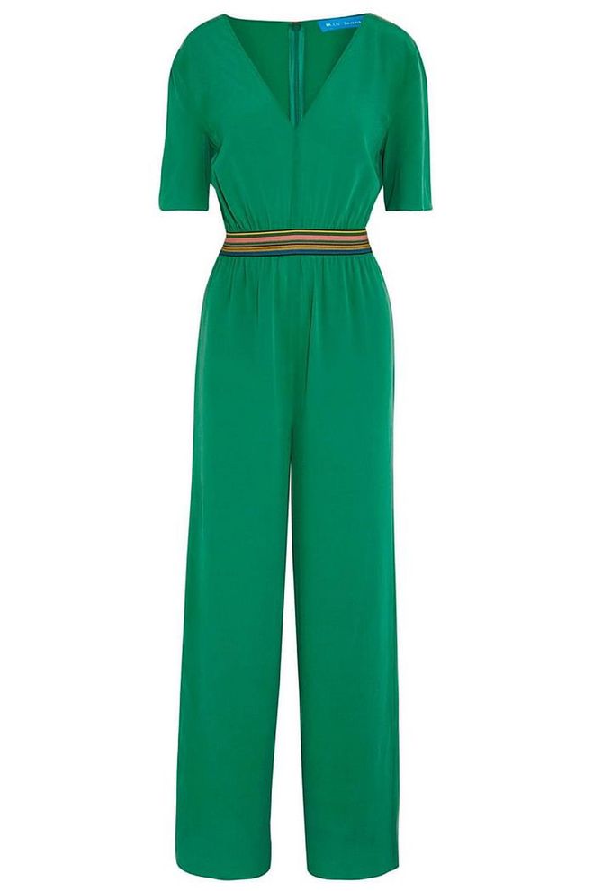 Embrace this season's love of wearing one colour top-to-toe by pairing this M.I.H jumpsuit with matching green accessories. 