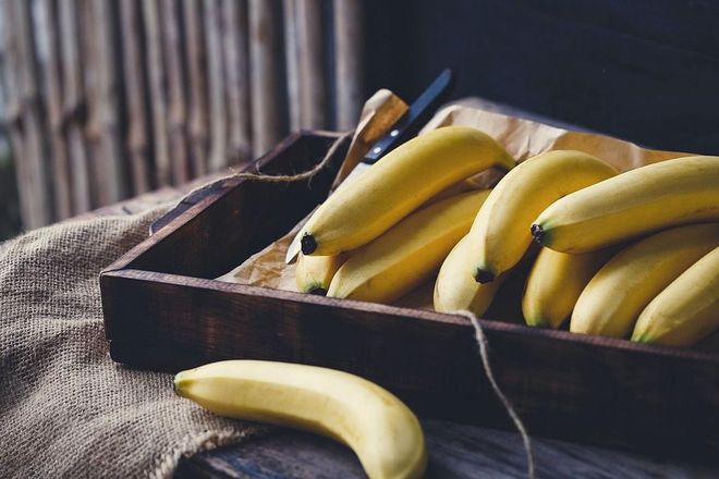 Bananas contain the amino acid tryptophan as well as vitamins A, B6 and C, fibre, potassium, phosphorous, iron and carbohydrate. Mood-boosting carbohydrates aid in the absorption of tryptophan in the brain, while vitamin B6 helps convert the tryptophan into the mood-lifting hormone serotonin. This helps to boost your mood and also aids sleep. Because of its ability to raise serotonin levels, tryptophan has been used in the treatment of a variety of conditions, such as insomnia, depression and anxiety.

How much do you need? Eat a medium-sized banana as a mid-morning snack each day or slice it into porridge in the morning. Photo: Getty