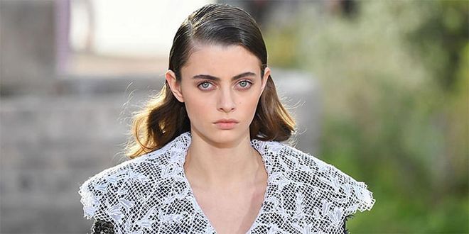 Slicked-back hair is back according to the Chanel couture show