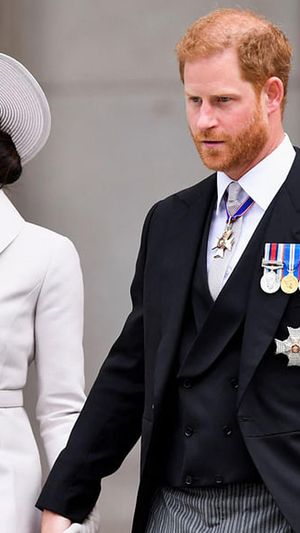 Meghan Harry Queen Elizabeth II Jubilee 2022