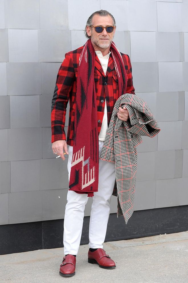 FLORENCE, ITALY - JANUARY 08:  Alessandro Squarzi is seen during Pitti Immagine Uomo 85 on January 8, 2014 in Florence, Italy.  (Photo by Jacopo Raule/Getty Images)