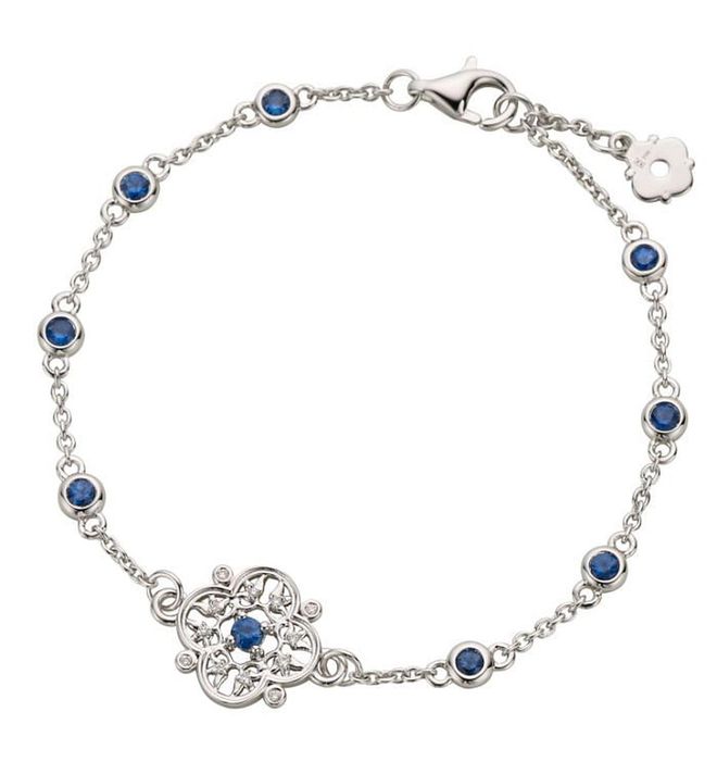 Floral Sapphire bracelet, $1,850