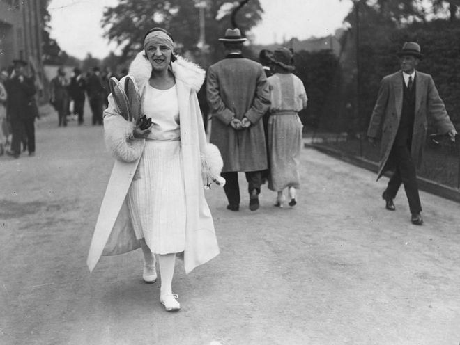 The French doyenne at Wimbledon in 1923
Photo: Getty 