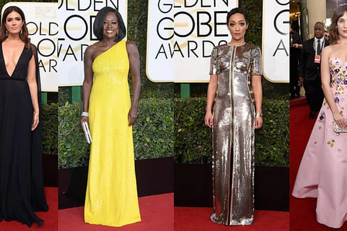 All The Major Red Carpet Trends We Spotted At The Golden Globes 2017