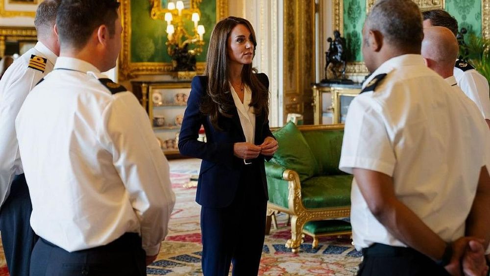Princess Kate Royal Navy Meeting