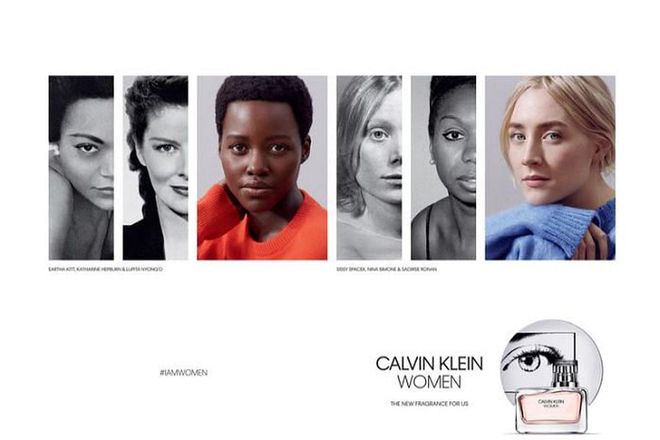 Why feature one talented women when you can honour six - that's the message that rings out of Calvin Klein's latest fragrance campaign, for the aptly-named Calvin Klein Women. The campaign stars the actresses Lupita Nyong'o and Saoirse Ronan, alongside the women who have inspired them, including Katharine Hepburn and Nina Simone.

“With this fragrance, we wanted to put the concept of plurality center stage", explained Raf Simons, chief creative officer at Calvin Klein. "The campaign is an exploration of femininity - a group of women bonded by a common thread; the desire to have the power to create their own identity, and to support and lead the way for those that come after them."

Photo: Calvin Klein