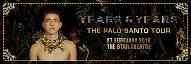 British electropop band Years &amp; Years will be performing live in Singapore at the Star Theatre to promote their second album, Palo Santo. Fans of the trio can expect them to perform some of their popular tunes from their 2018 album, such as Sanctify, If You’re Over Me and All for You. Tickets start from $88 (for Category 7 seating) to $148 (for Category 1 seating). Visit Apactix to get yours now. Photo: Apactix 