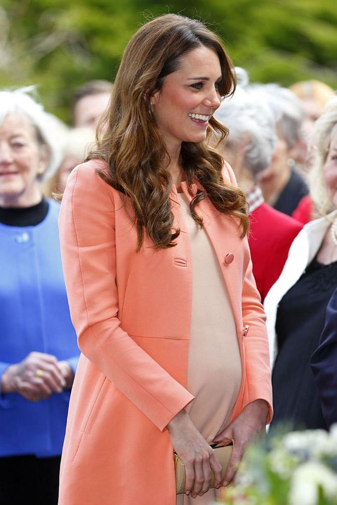 However, exceptions have been made with Kate Middleton due to her acute morning sickness. News broke about baby no. 3 after the Duchess couldn't attend an event at the Hornsey Road Children's Centre in London.Photo: Getty