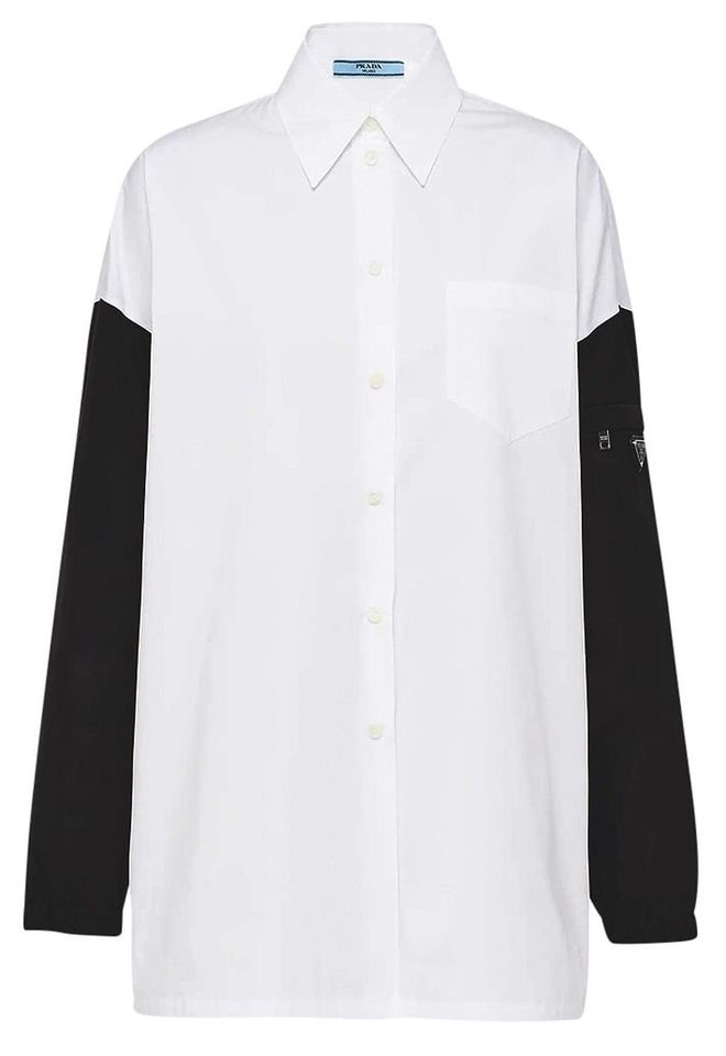 Poplin Shirt, $1,950, Prada
