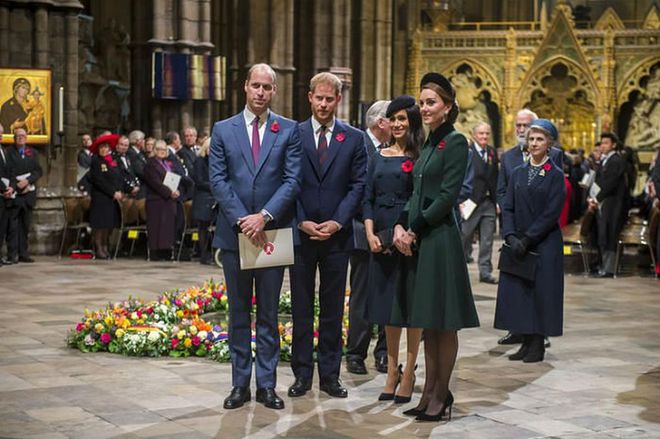 Prince William, Prince Harry, Kate Middleton, Meghan Markle