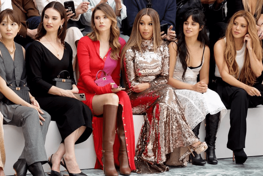 Fendi's Star-Studded Front Row Included Cardi B, Shakira, Lily James, and Camila Cabello