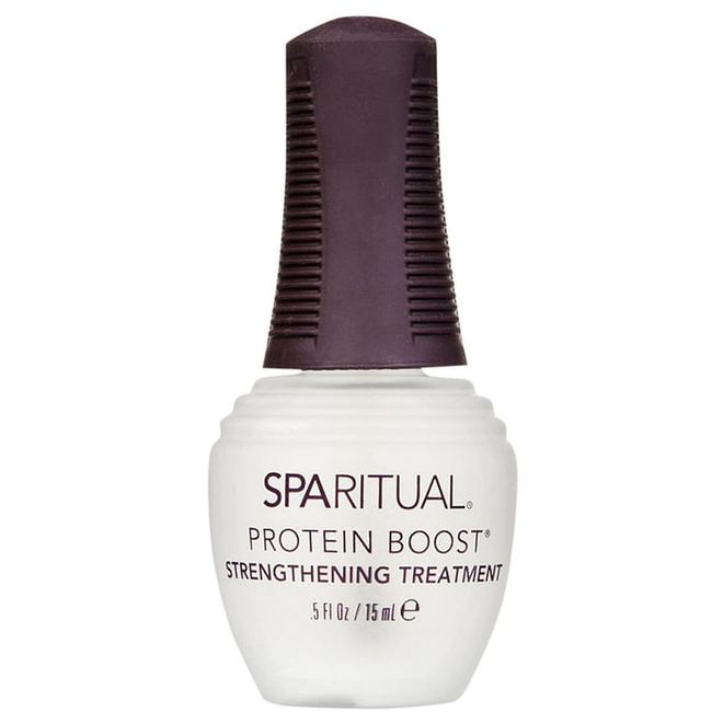 Plant-based proteins replace lost nutrients and bind nail layers together for stronger  nails.
