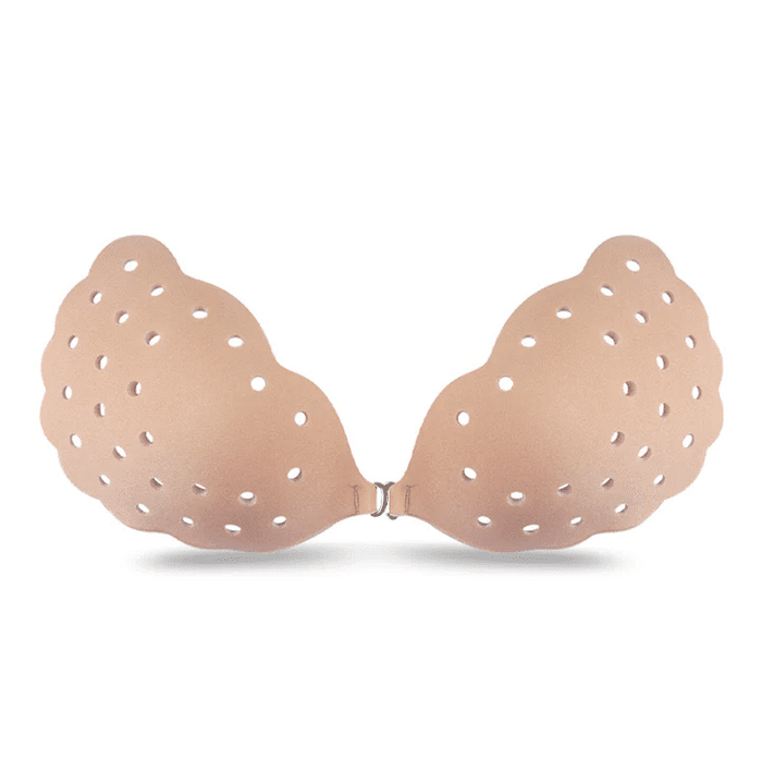 China Silicone Strapless Adhesive Bra Reusable Seamless Sticky Push Up Backless  Invisible Bra for Women Flower-shape factory and suppliers