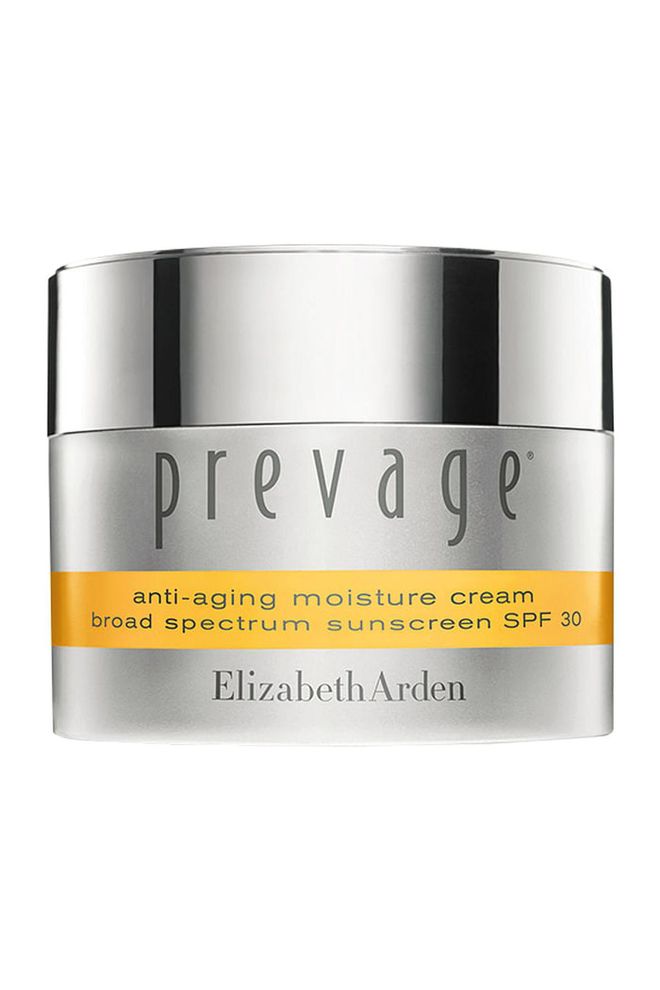 I love Elizabeth Arden’s PREVAGE Anti-Aging Moisture
Cream Broad Spectrum Sunscreen SPF 30.