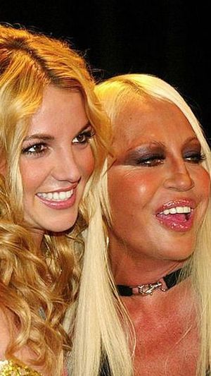 Britney Spears and Donatella Versace (Photo: Franco Origlia/Getty Images)