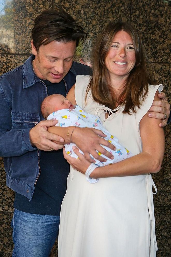 Jamie and Jools Oliver announced that the name of their fifth child was River Rocket, with his proud father simply saying: "We think it suits him."